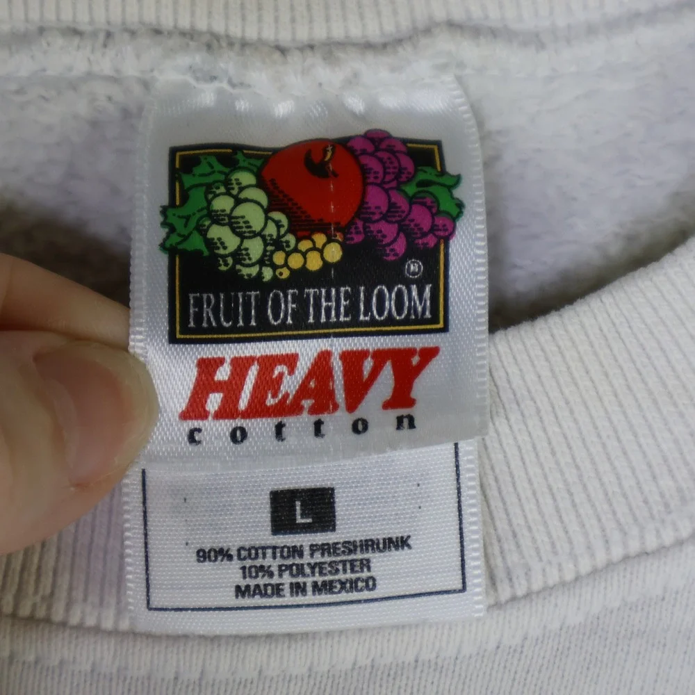 Vintage 1998 Palm Springs California Hiking Sweatshirt White Adult‎ Large